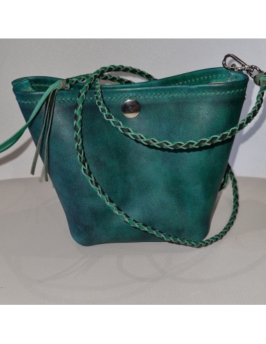Mini Sac Vert Zêta en cuir  Boutique