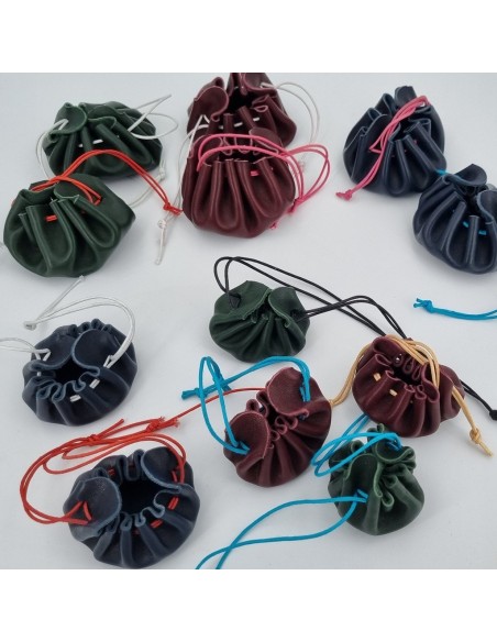 Petites bourses en cuir  Porte-monnaie & Bourses