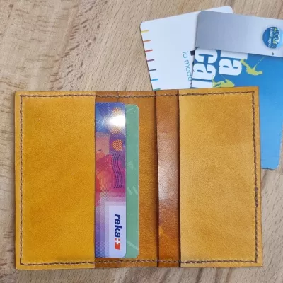 Porte-carte cuir Marron Porte-cartes 2