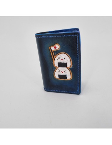 Porte-carte Onigiri bleu  Porte-cartes