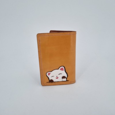 Porte-carte cuir chatons  Porte-cartes 2