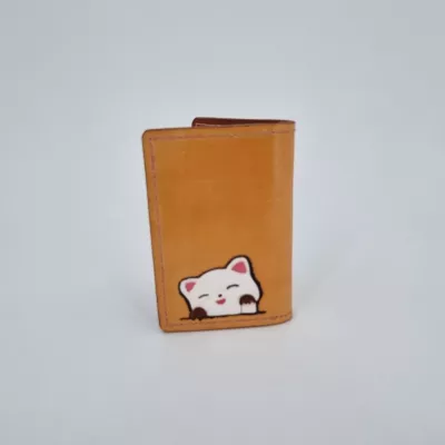 Porte-carte cuir chatons Porte-cartes 2
