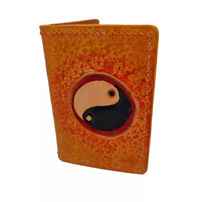 Porte-carte cuir Yin Yang Porte-cartes