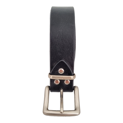 Ceinture en cuir artisanale homme boucle laiton massif