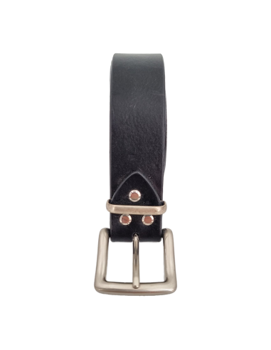 Ceinture en cuir artisanale homme boucle laiton massif
