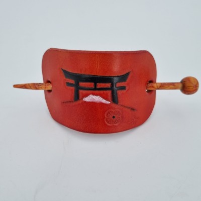Barrette pour Cheveux en Cuir - Torii  Boutique 2