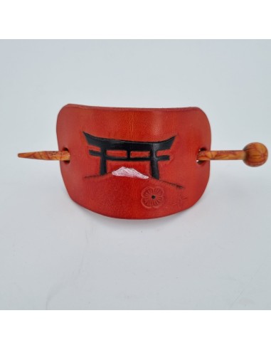 Barrette pour Cheveux en Cuir - Torii  Boutique
