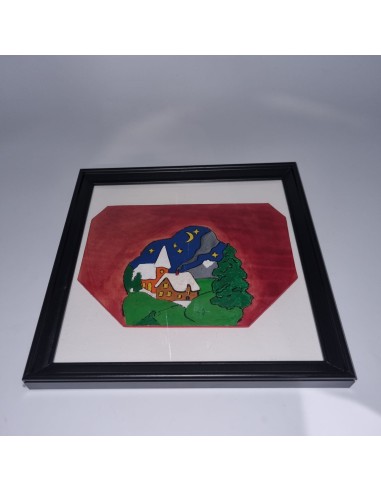 Tableau Village de Montagne  Boutique