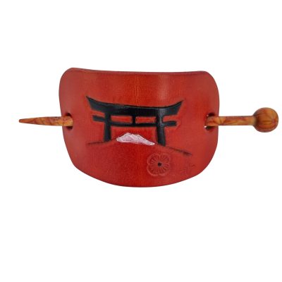 Barrette pour Cheveux en Cuir - Torii  Boutique