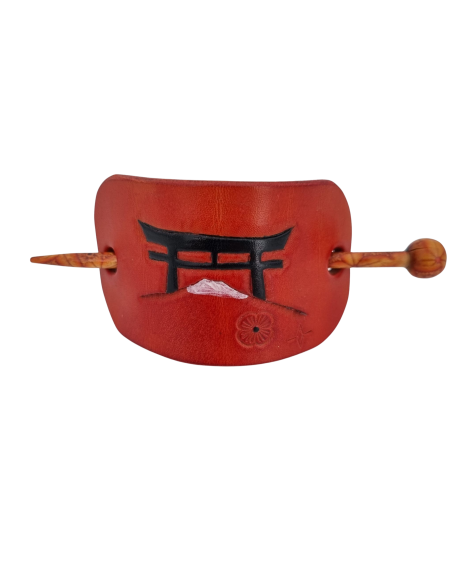 Barrette pour Cheveux en Cuir - Torii  Boutique
