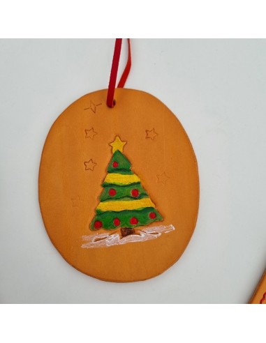 Décorations de Noël en Cuir - Motif Sapin de Noël  Boutique