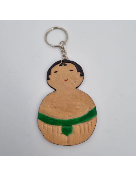 Porte-Clés en Cuir Inspirés des Kokeshi  Boutique
