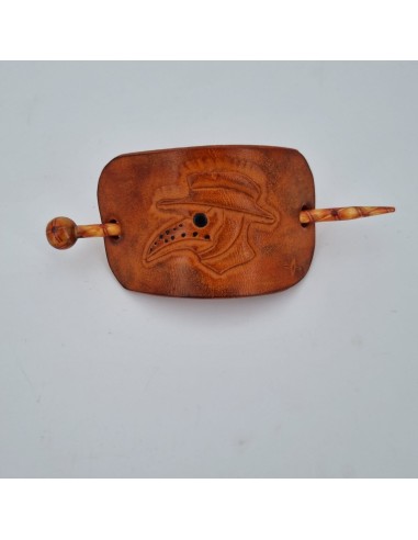 Barrette pour Cheveux en Cuir - Masque de la peste  Boutique