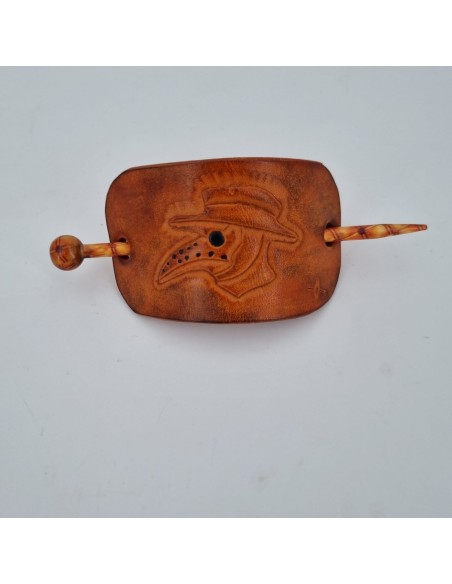 Barrette pour Cheveux en Cuir - Masque de la peste  Boutique
