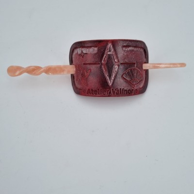 Barrette pour Cheveux en Cuir - Atelier Valinor  Boutique
