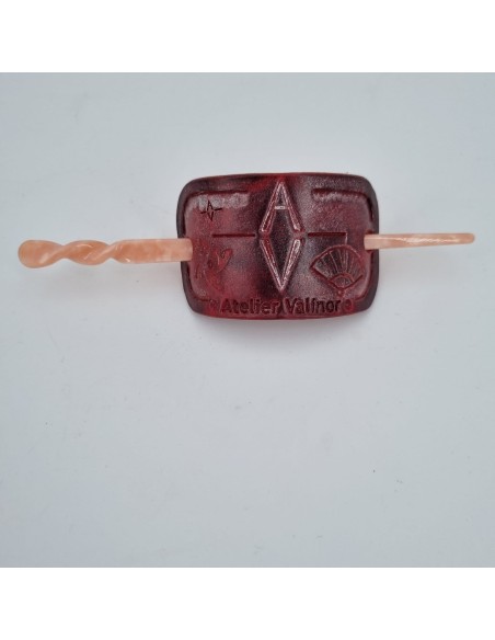 Barrette pour Cheveux en Cuir - Atelier Valinor  Boutique