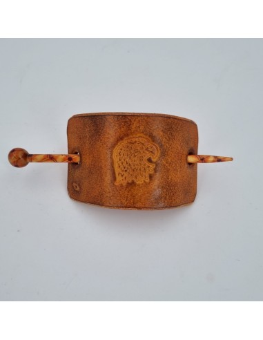 Barrette pour Cheveux en Cuir - Aigle  Boutique