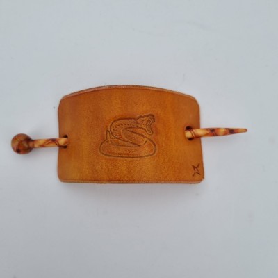 Barrette pour Cheveux en Cuir - Serpent  Boutique