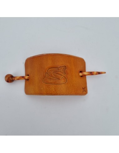 Barrette pour Cheveux en Cuir - Serpent  Boutique