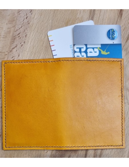 Porte-carte cuir Marron  Porte-cartes