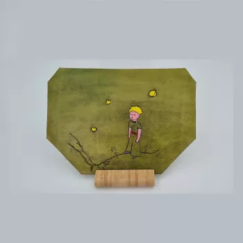 Tableau Prince à poser en cuir Art 2