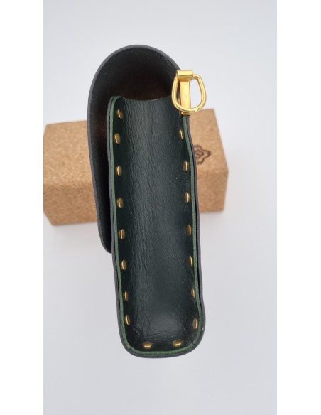 Sac à Main en Cuir - Légèreté et Élégance Artisanale Noir et doré  Pochettes & Besaces