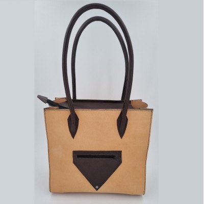 Sac Chic et Glamour beige et marron  Sac à main 2