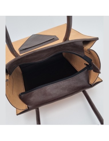 Sac Chic et Glamour beige et marron  Sac à main