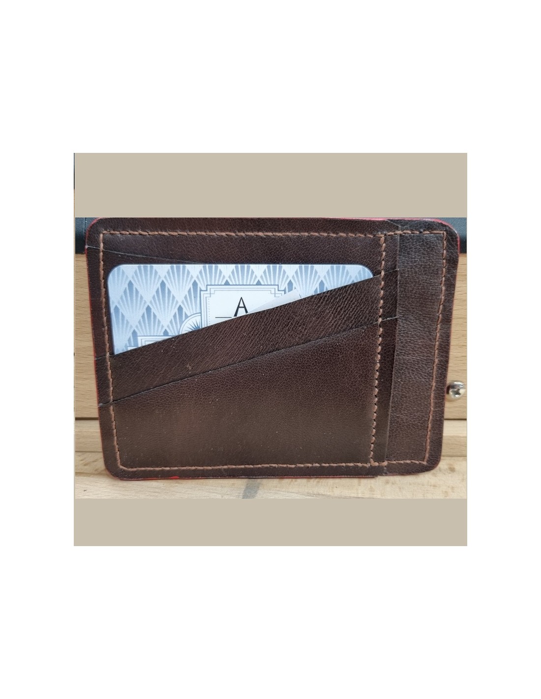Porte carte cuir formation stage découverte