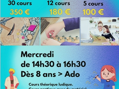  Cours de maroquinerie Enfant - 2023